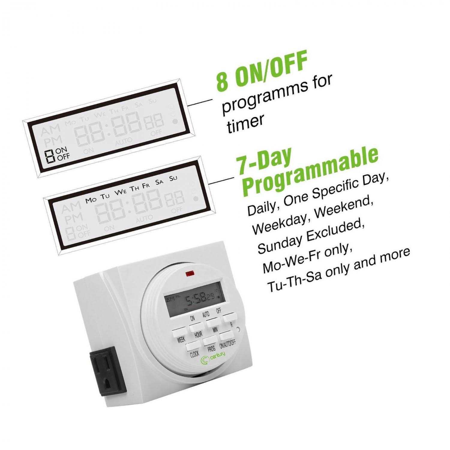 BN-LINK Century 7 Day Heavy Duty Digital Programmable Timer - Image 3