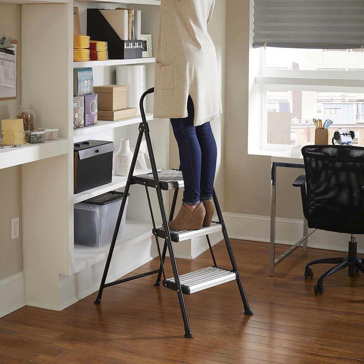 COSCO 3 Wide Step Folding Step Stool - Image 3