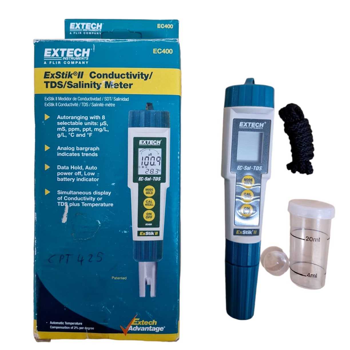 Extech EC400 ExStik Conductivity/TDS/Salinity Meter - Image 3