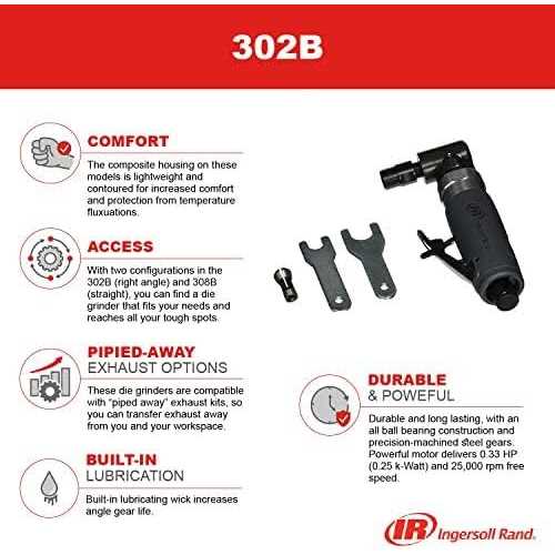 Ingersoll Rand 302B Angle Die Grinder - Image 2