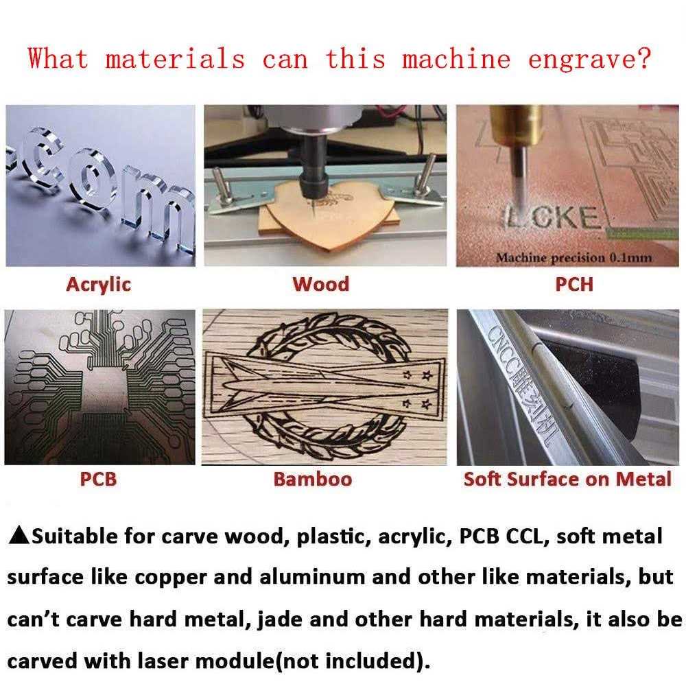 Titoe 2 in 1 5500mw Engraver Cnc 3018 Pro Engraving Machine, Grblcontrol Pcb Pvc Wood Router Cnc 3 Axis Milling Machine with Offline Controller and ER11 - Image 5