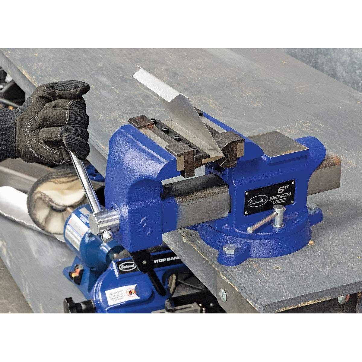 Eastwood Vise Mount Press Metal Brake Bender Attachment Cross Slide On Workbench For Bend Sheet - Image 4