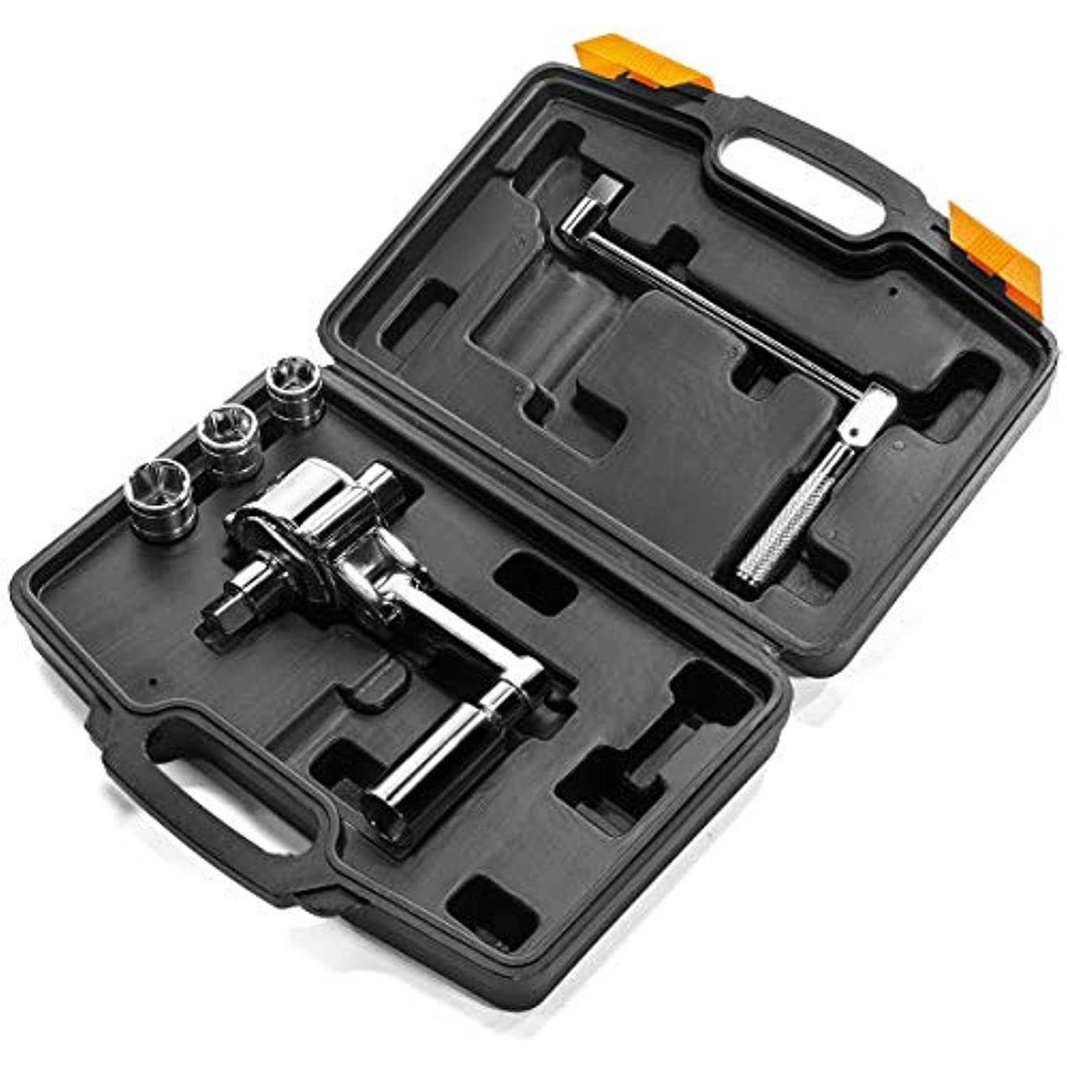 Xtremepowerus Torque Multiplier Lug Nut Labor Saving Wrench w Case