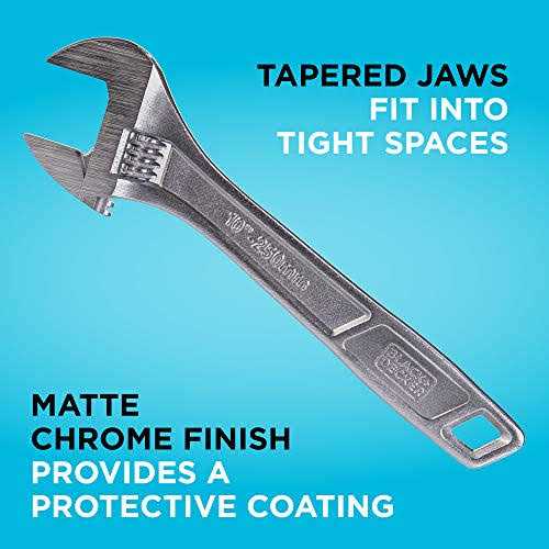 beyond by BLACK+DECKER Adjustable Wrench Set 6-Inch - Image 3