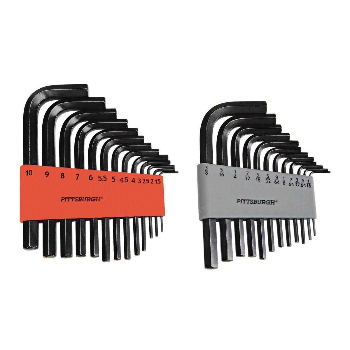Pittsburgh SAE and Metric Hex Key Set