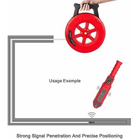 Pipe Blockage Detector Water Pipe Locator Underground Diagnostic-Tool Wall Scanner Pipeline Blocking Clogging Scanner Plumbers Instrument For Metal - Image 3