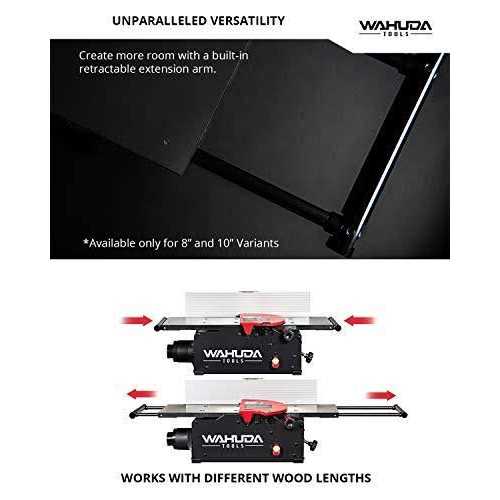 Wahuda Tools Jointer 6-inch Benchtop Wood Jointer - Image 3