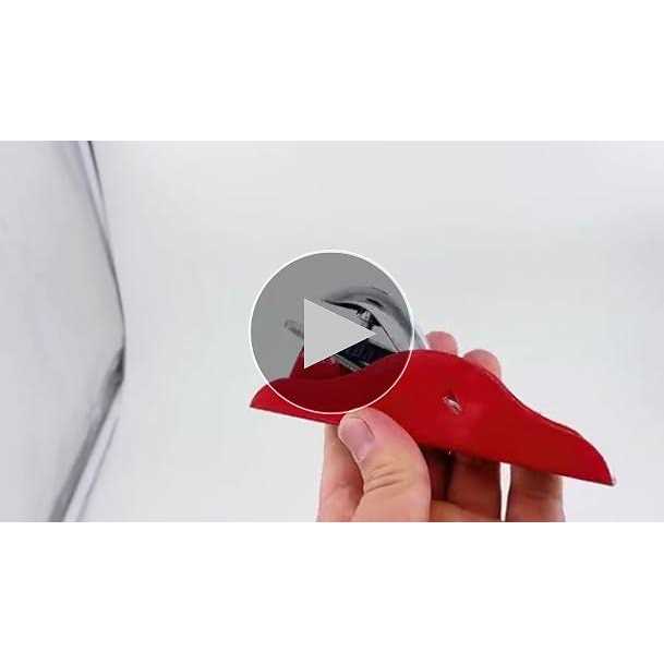 Mini Hand Planer 3-1/2 inch Red Adjustable, used for Wood Craft Processing, Carving and Trimming Projects - Image 2