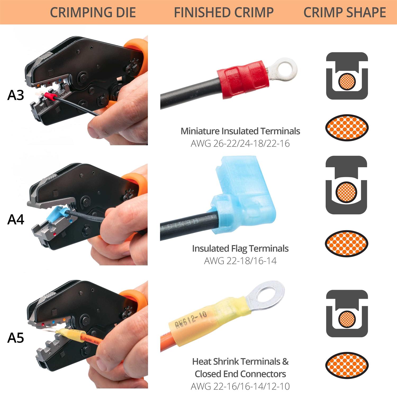 Wirefy Crimping Tool Set 11 PCS High Leverage Wire Crimper 9 - Image 3