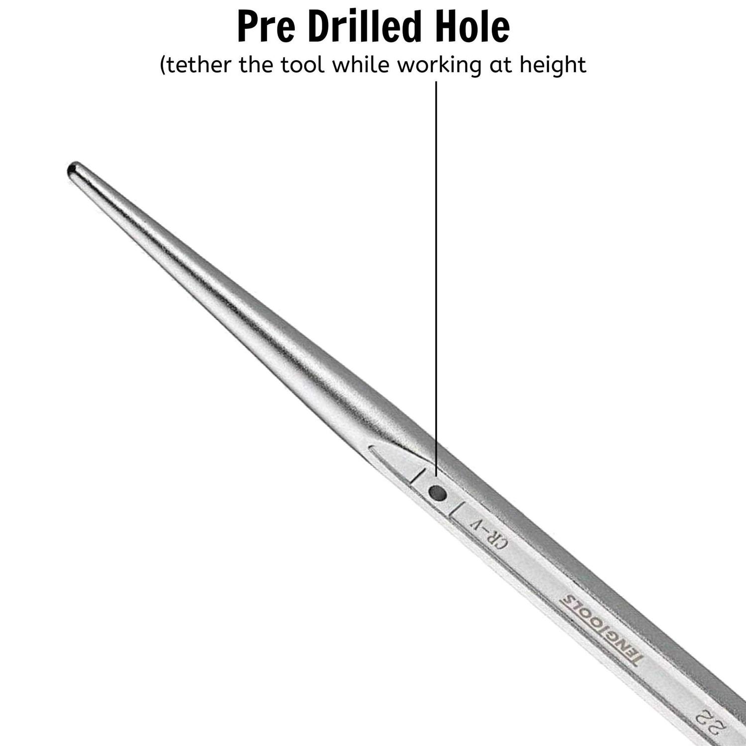 Teng Tools Pgw1922 19 x 22mm Ratcheting Podger Scaffold Wrench - Image 4