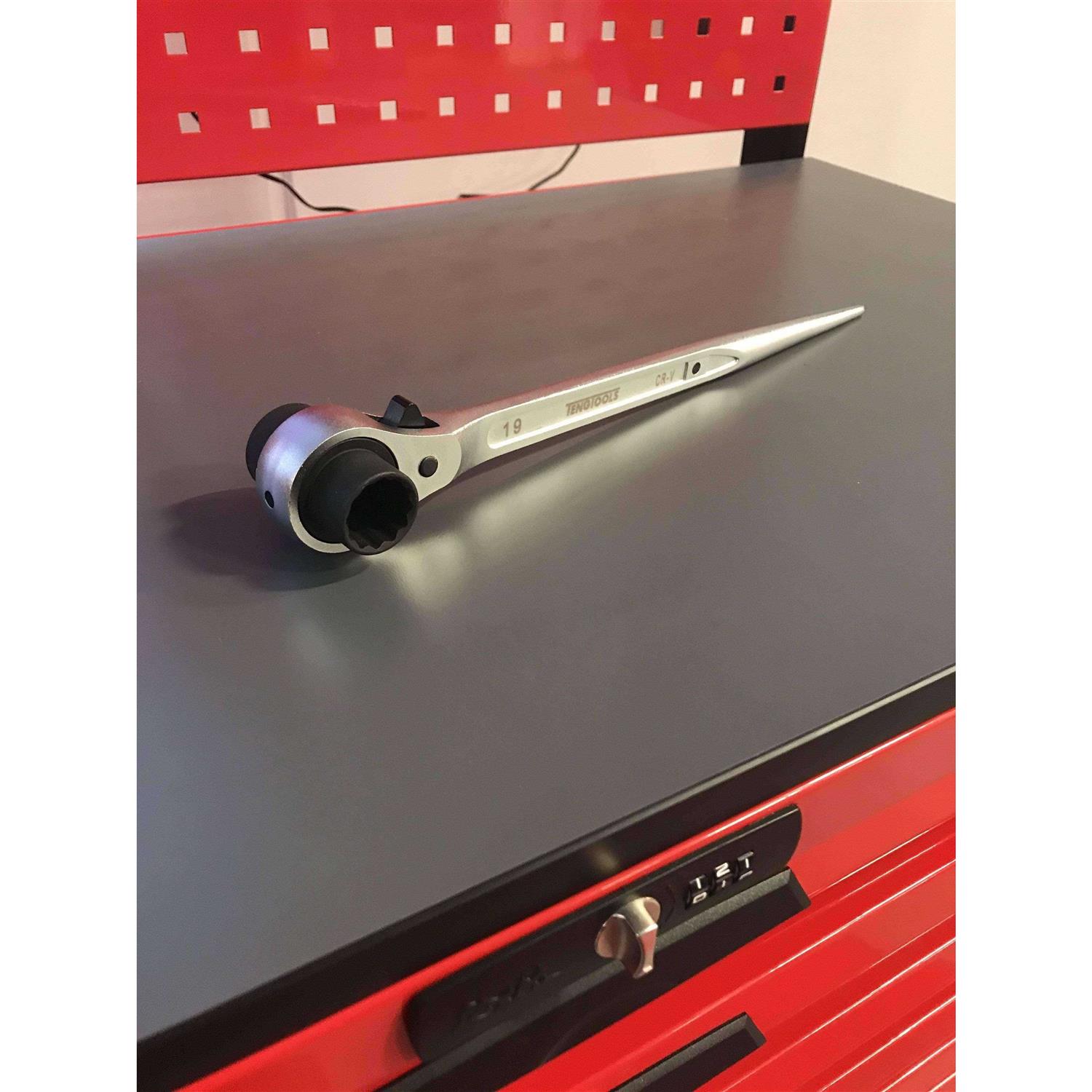 Teng Tools Pgw1922 19 x 22mm Ratcheting Podger Scaffold Wrench - Image 5