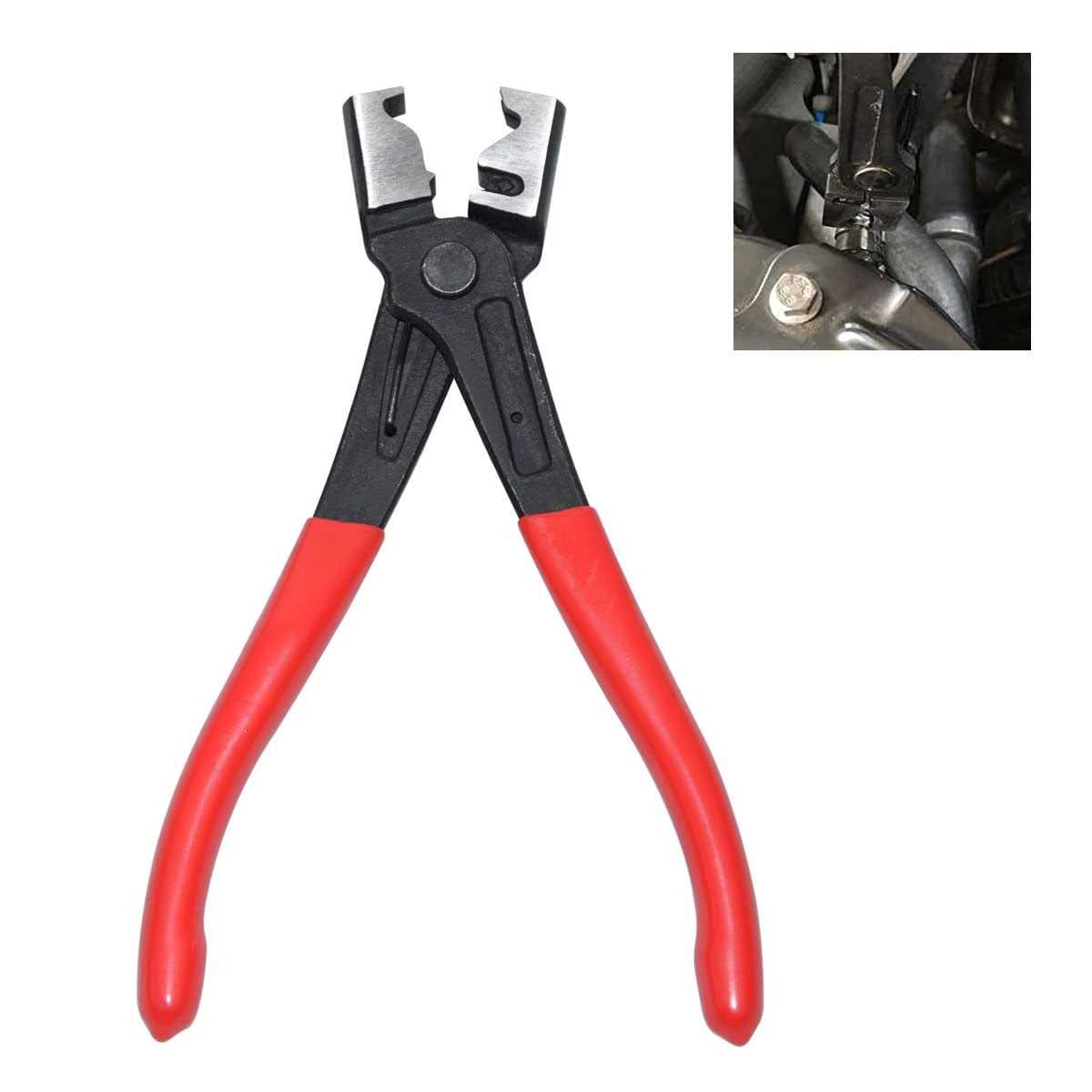 CNWOOAIVE Hose Clamp Pliers Automotive Clic and Clic R Type Collar Plier CV Boot Clamp Pliers
