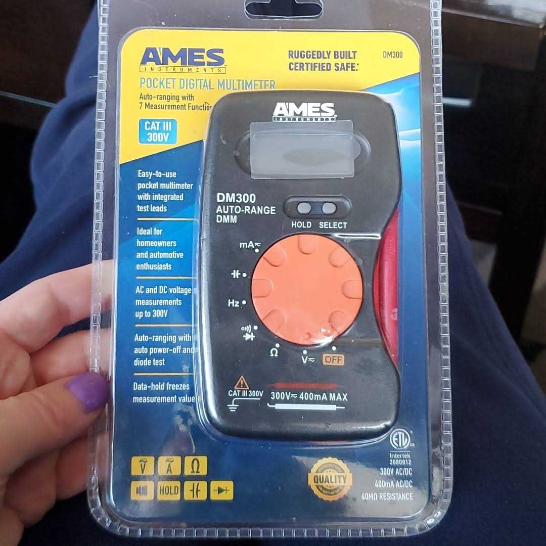 Ames Instruments DM300 Pocket Sized Digital Multimeter - Image 5