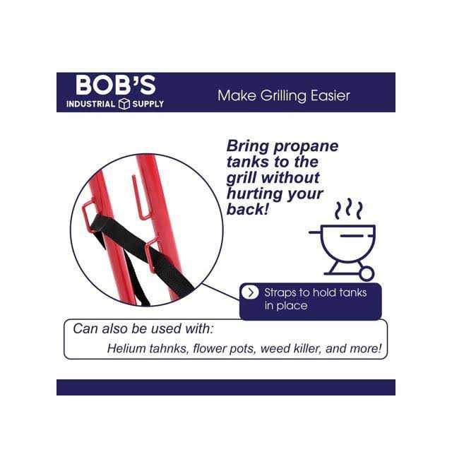 BISupply Propane Cylinder Dolly 40lb Propane Tank Cart Hand Truck - Image 4