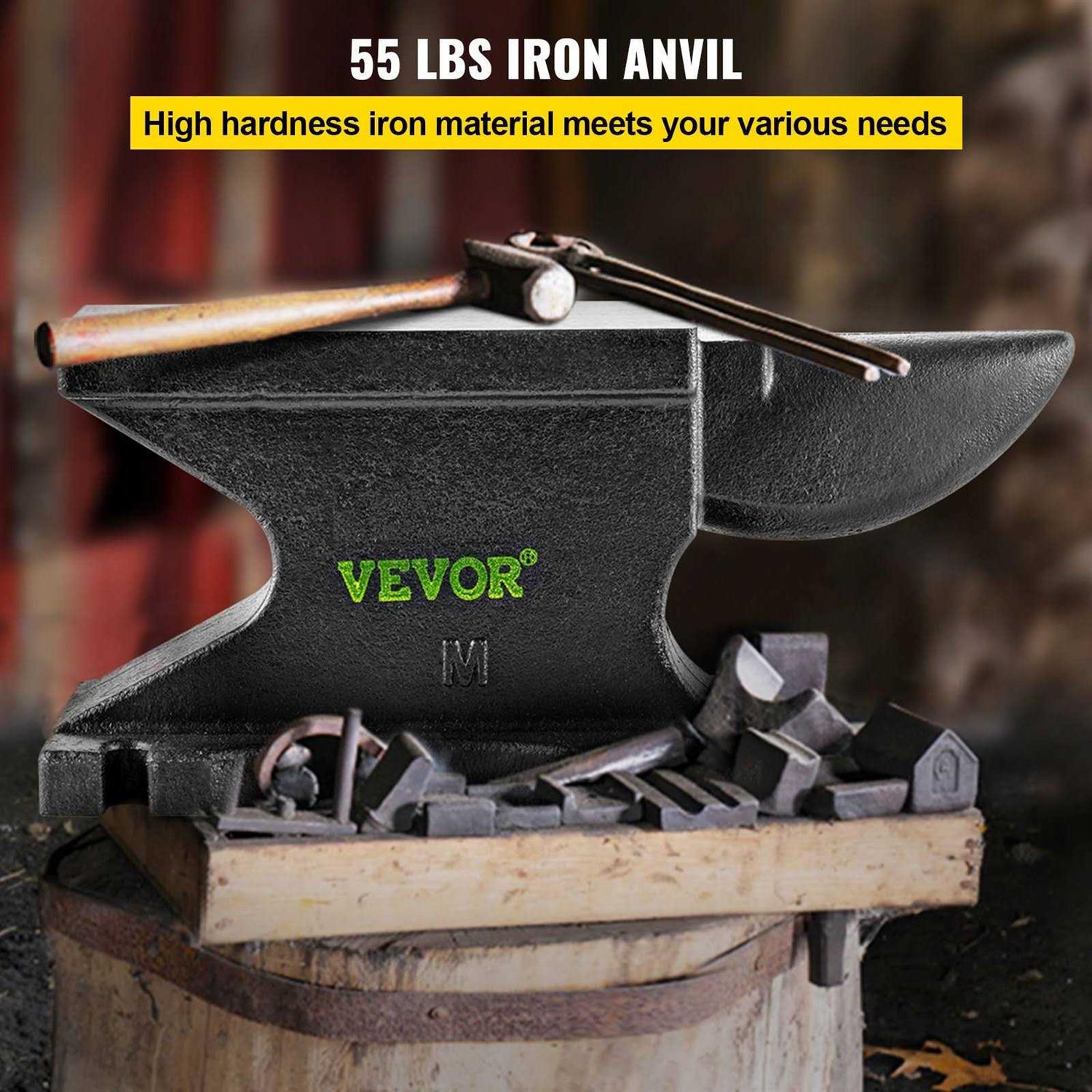 VEVOR Cast Iron Anvil Single Horn Anvil Countertop and Stable Base - Image 3