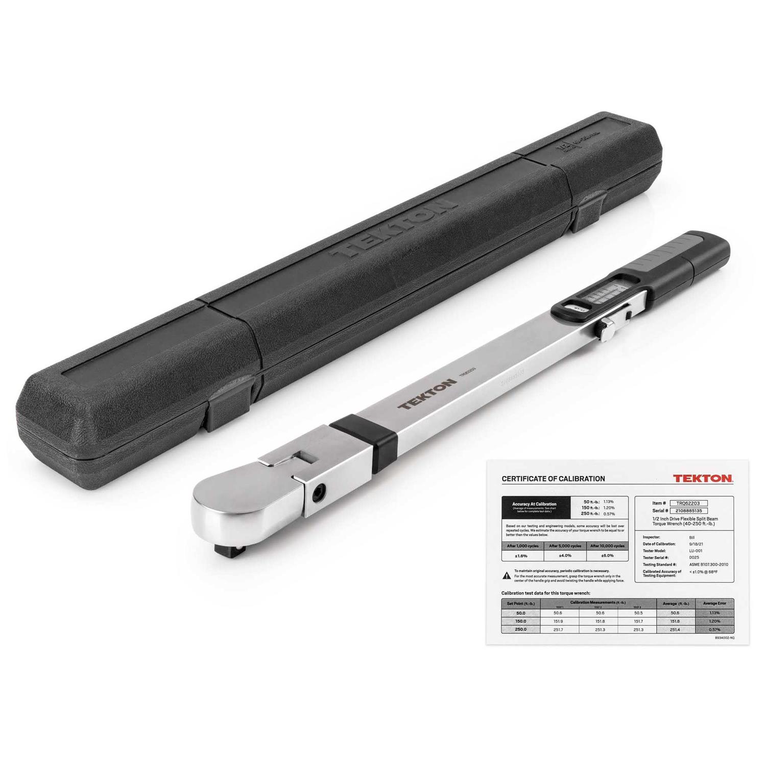 TEKTON 1/2 in. Drive 72-Tooth Split Beam Torque Wrench - Image 5
