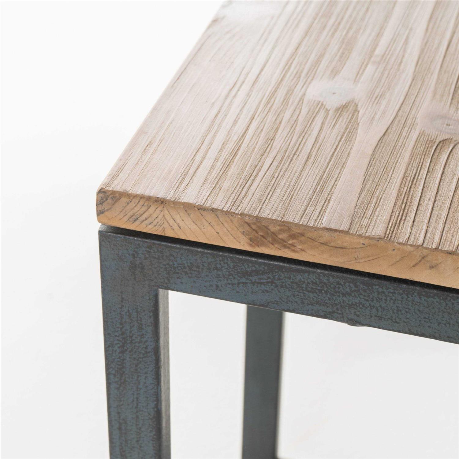 Christopher Knight Home Darlah Firwood Table Antique - Image 4