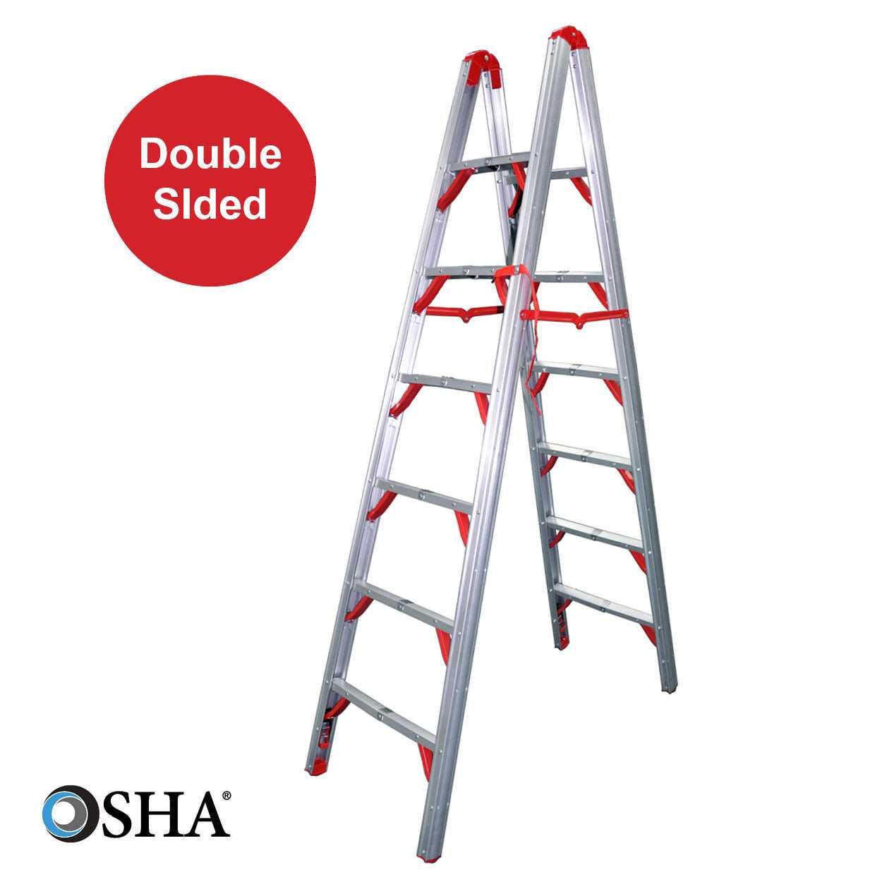 Telesteps 700FLD 7' Folding Step Ladder-Double Sided - Image 5