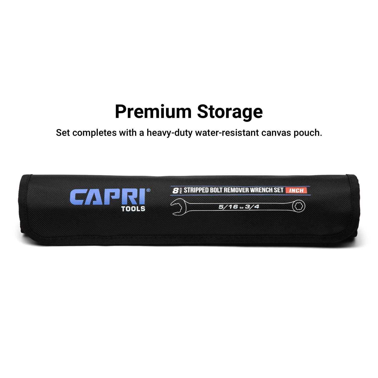 Capri Tools WaveDrive Pro Combination Wrench Set for Regular and Rounded Bolts - Image 5