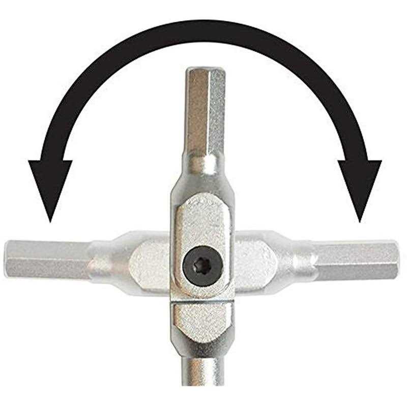 Bondhus 8 Piece Chrome Hex Pro Pivot Head Hex Wrench Set - Image 3