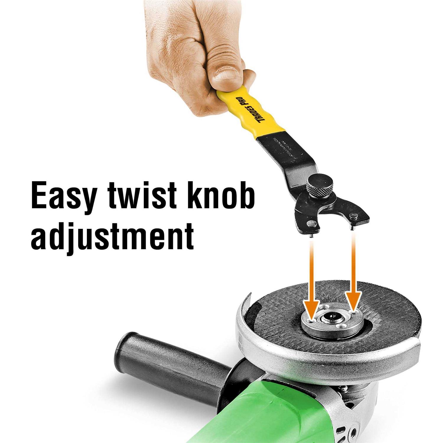 Unbranded Trades Pro Adjustable Angle Grinder Pin Wrench 830250 - Image 3