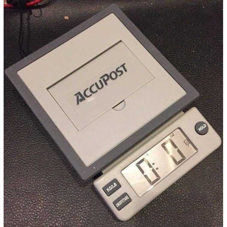 AccuPost 10lb Desktop Digital Shipping Postal Scale with AC Plug - Image 3