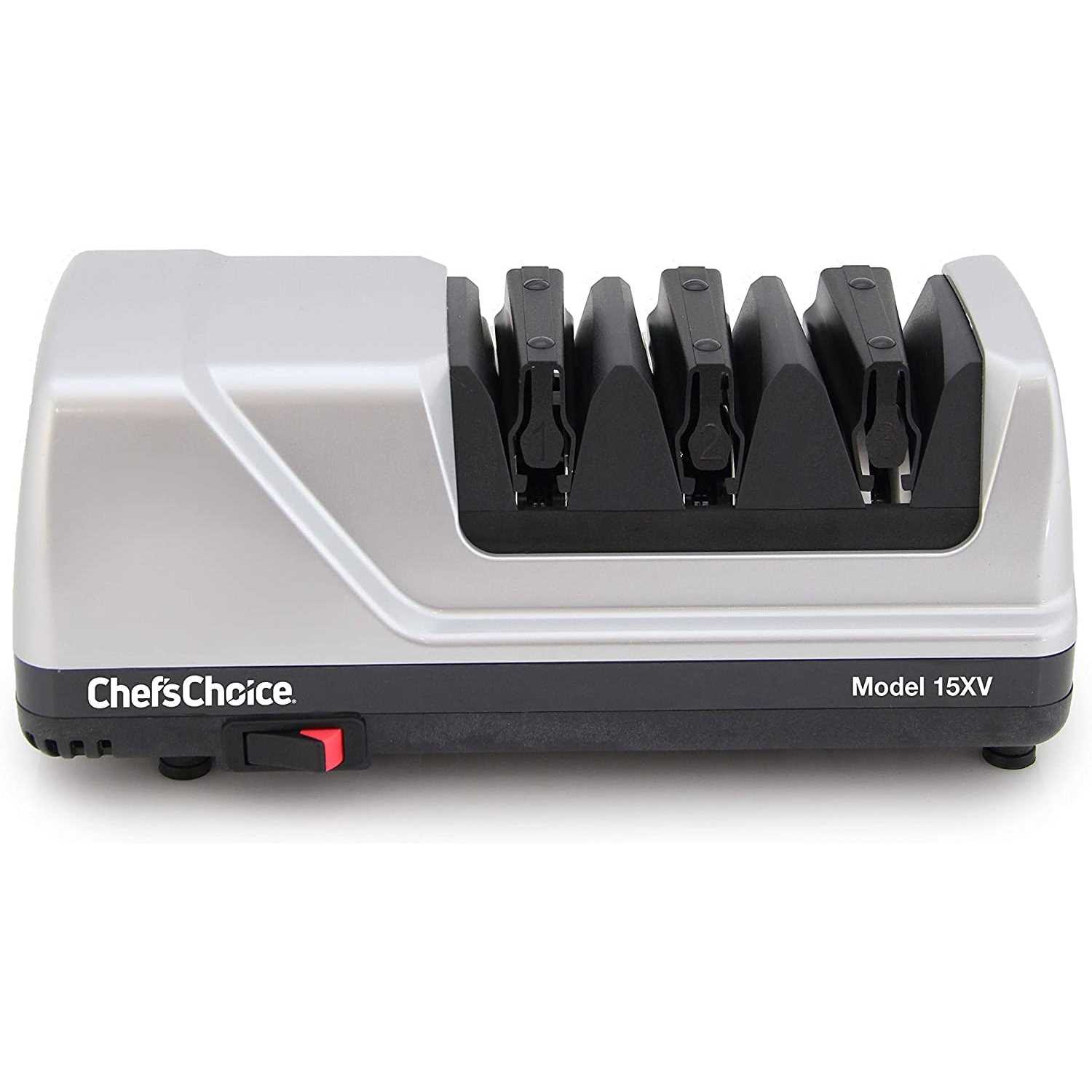 Chef'sChoice Chefschoice 15 Trizor XV EdgeSelect Professional Electric Knife Sharpener for Straight and Serrated Knives Diamond Abrasives Patented Sharpening - Image 5
