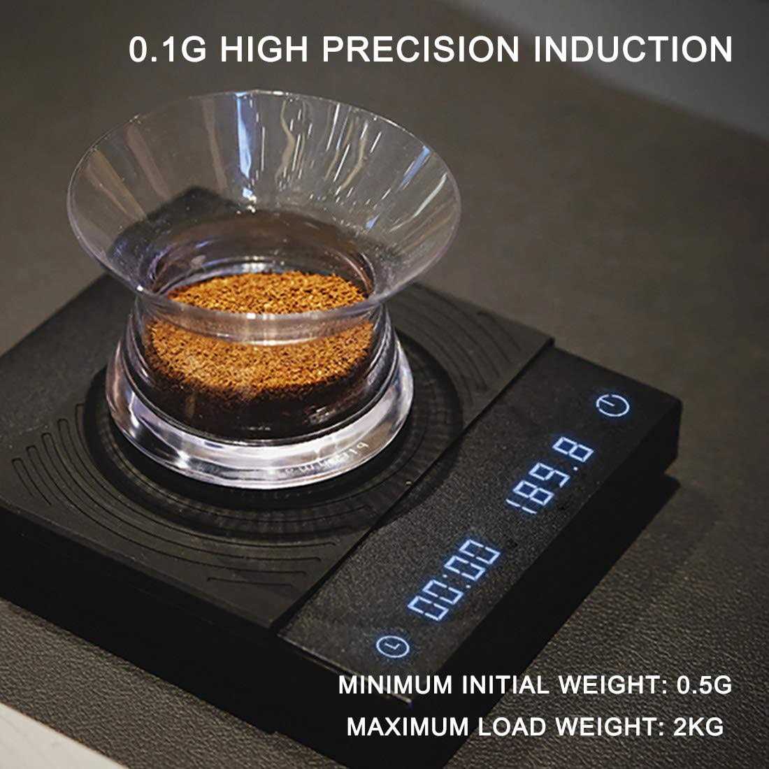 TIMEMORE Coffee Scale Espresso Scale,Weigh Digital Coffee Scale with Timer,2000 Grams - Image 5