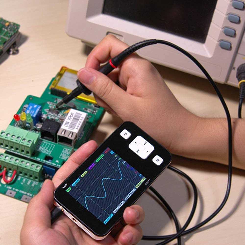 MINIWARE Pocket Oscilloscope DS211 Portable Oscilloscope Mini Size Handheld - Image 4