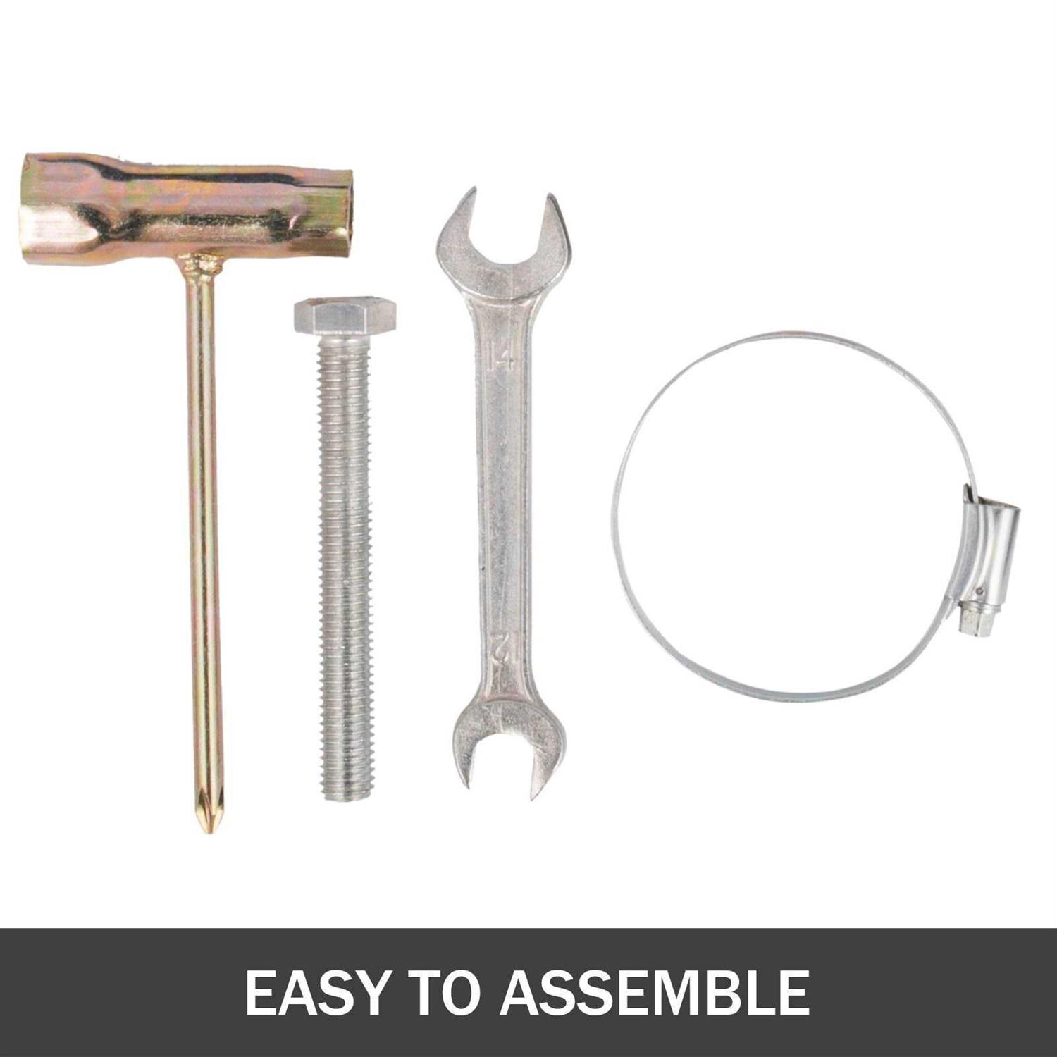 VEVOR 14 inches Yellow Lawn Mower Blade Sharpener Grinder Motor NOT Included Garden Blade Sharpener Adjustable Ring Rust 30Angle - Image 4