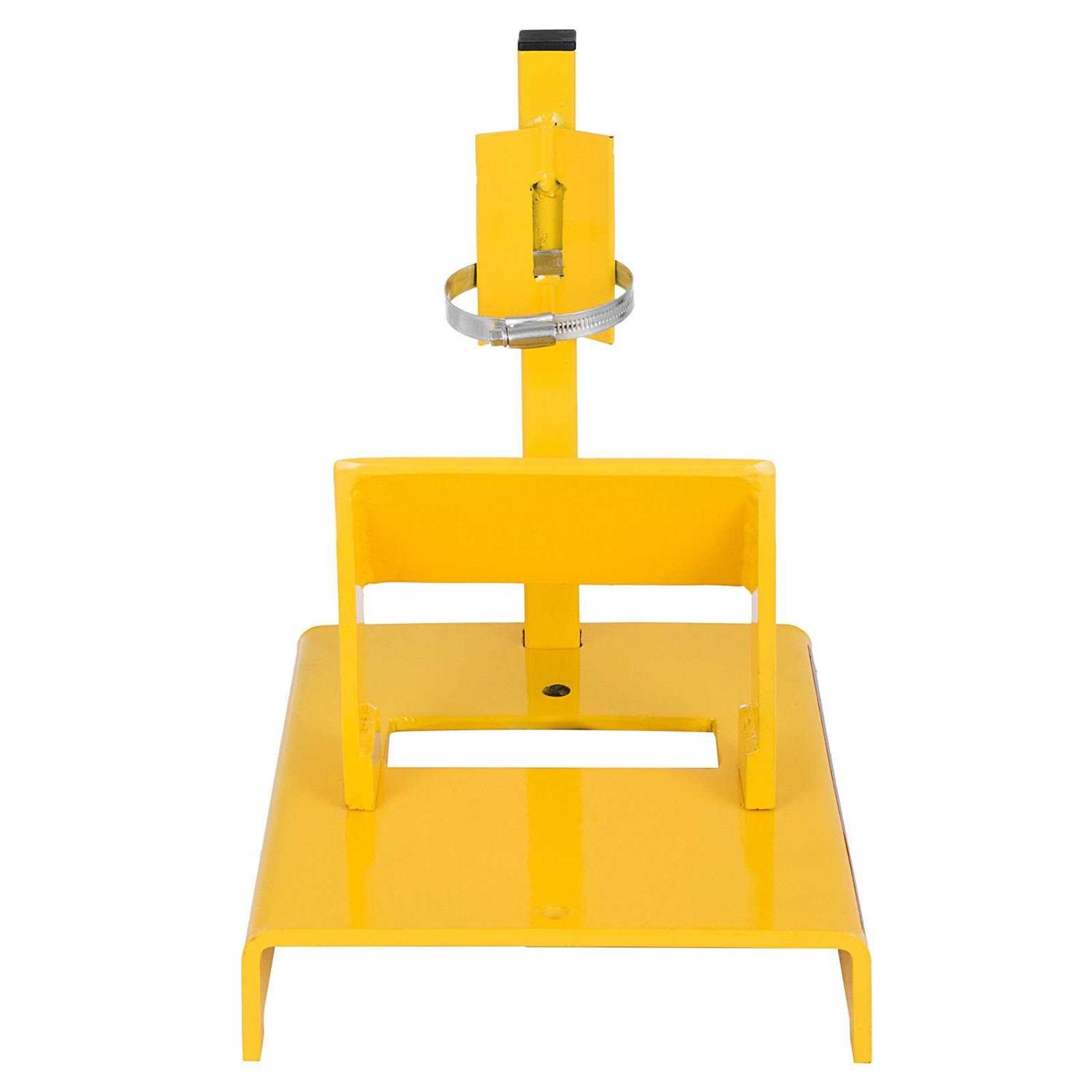 VEVOR 14 inches Yellow Lawn Mower Blade Sharpener Grinder Motor NOT Included Garden Blade Sharpener Adjustable Ring Rust 30Angle - Image 5