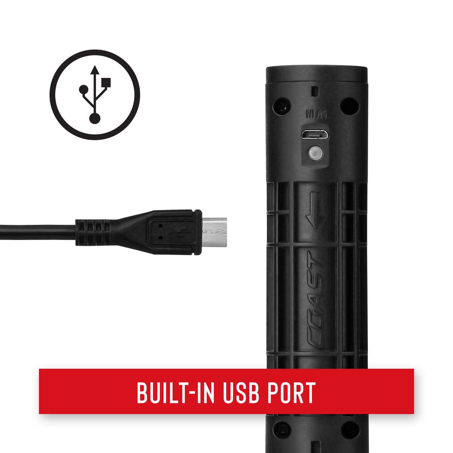 Coast 20528 Polysteel 600R Rechargeable Usb Battery - Image 5