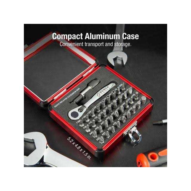 Sunex Tools 9726 Mini Ratchet and Bit Set - Image 4