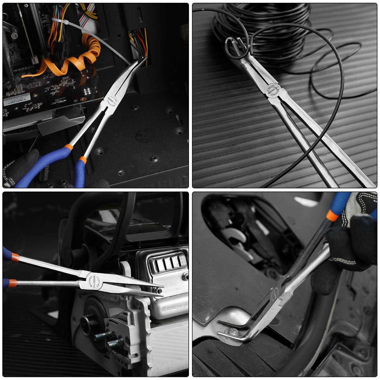 WISEPRO 16 Inch Extra Long Reach Needle Nose Pliers - Image 3