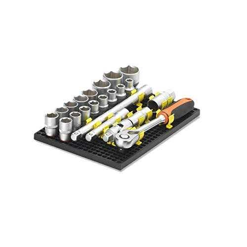 Organizer Genie Organize your Sockets, Wrenches, Pliers, Screwdrivers, Bits and All Other Tools with 76 piece Pegboards, Holders and C - Image 2