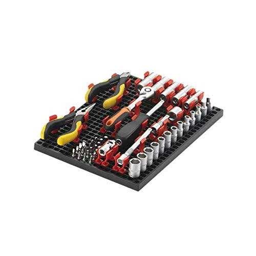 Organizer Genie Organize your Sockets, Wrenches, Pliers, Screwdrivers, Bits and All Other Tools with 76 piece Pegboards, Holders and C - Image 4