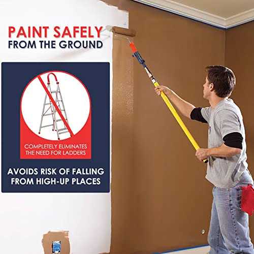 Aolamegs Multi-angle Paint Brush Extension Tool for High Ceilingssuitable for Fixing On Standard Threaded Extension Rod - Image 5