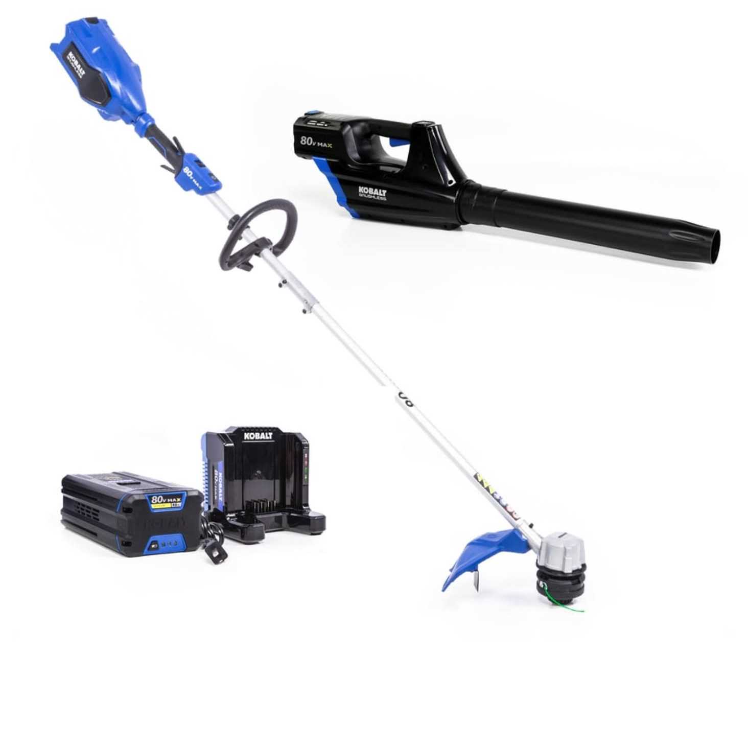 Kobalt 2-Piece 80-Volt Cordless Power Equipment Combo Kit