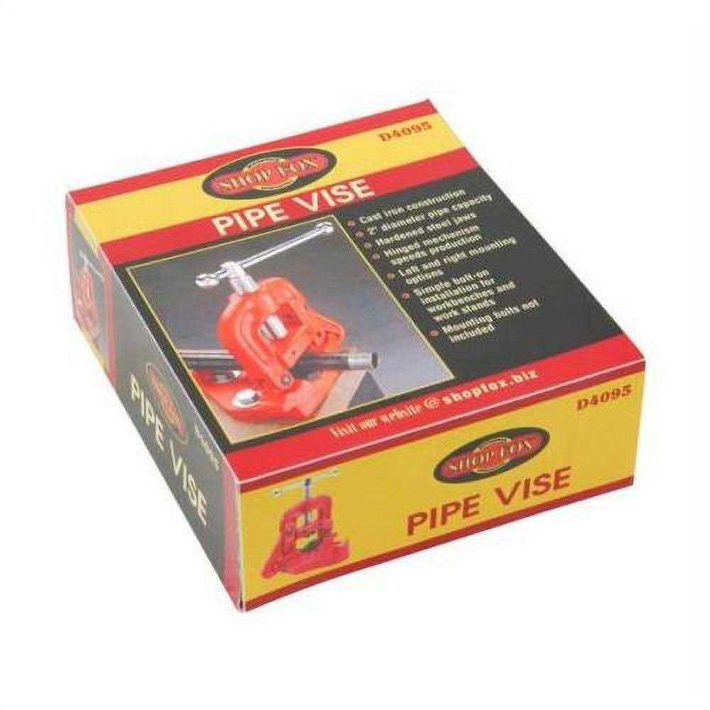 Shop Fox D4095 2-Inch Pipe Capacity Pipe Vise - Image 2