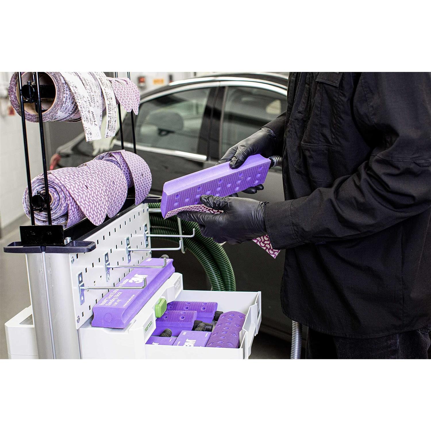 3M Hookit Dust Extraction Flexible Sanding Block 35829 - Image 3