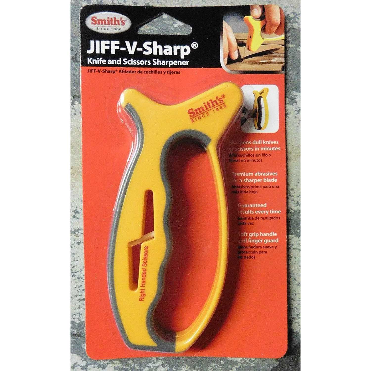 Smith's JIFF-V-Sharp Knife & Scissor Sharpener - Image 3