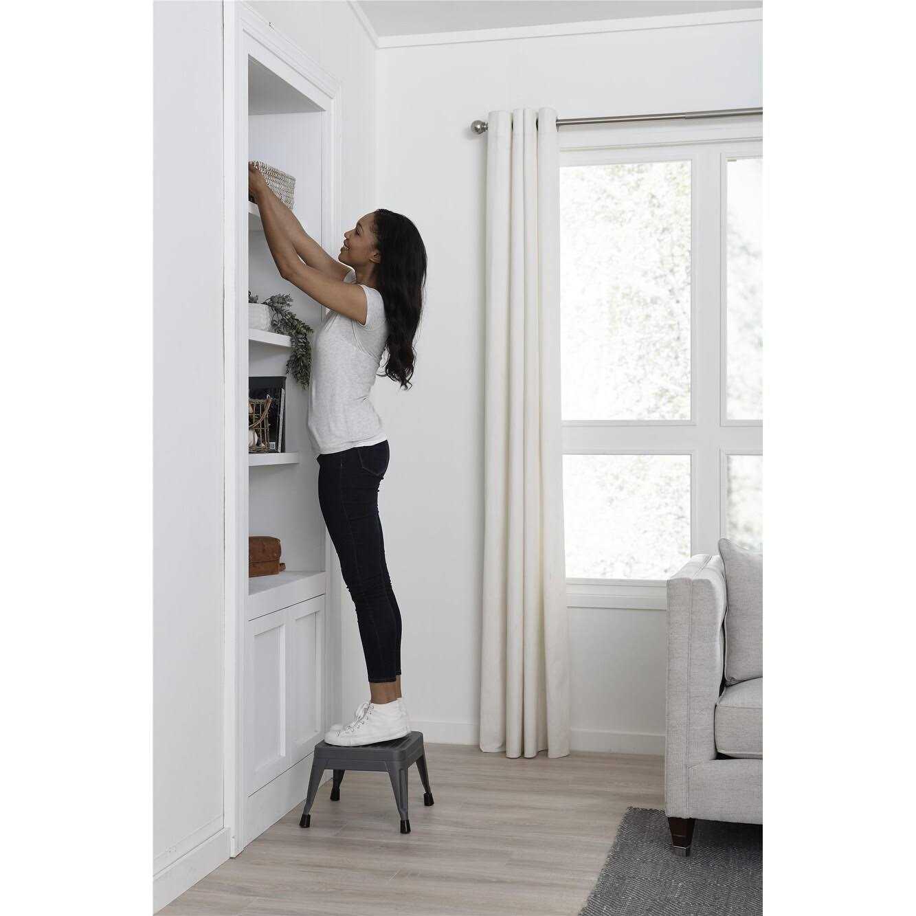 COSCO 1-Step Stackable Step Stool 11015PBL2E - Image 5