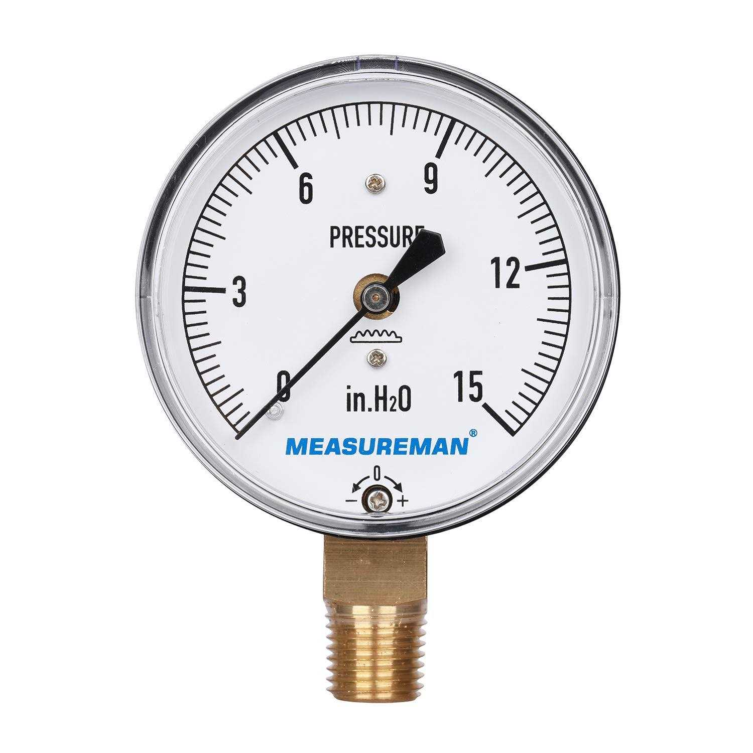 Measureman Diaphragm Type Capsule Low Pressure Gauge