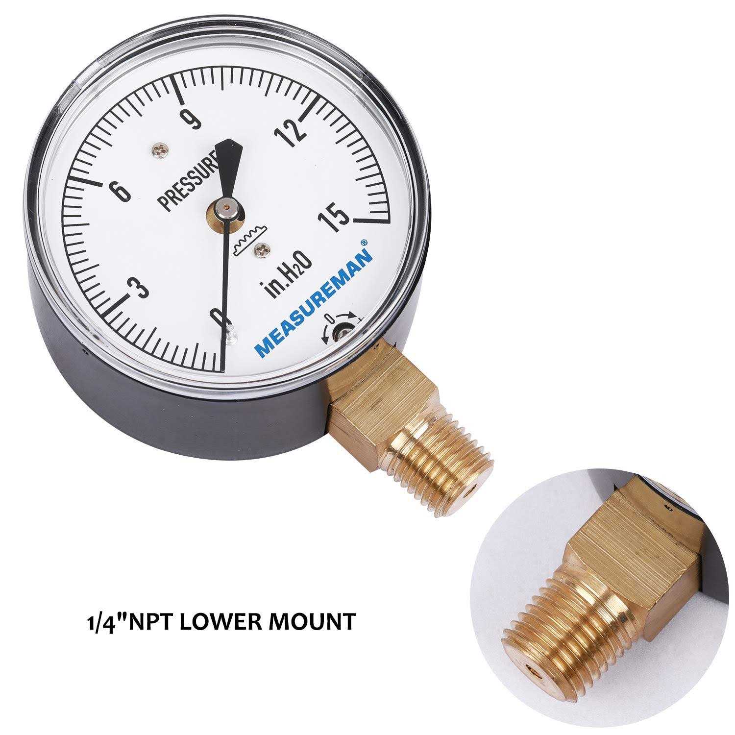 Measureman Diaphragm Type Capsule Low Pressure Gauge - Image 2