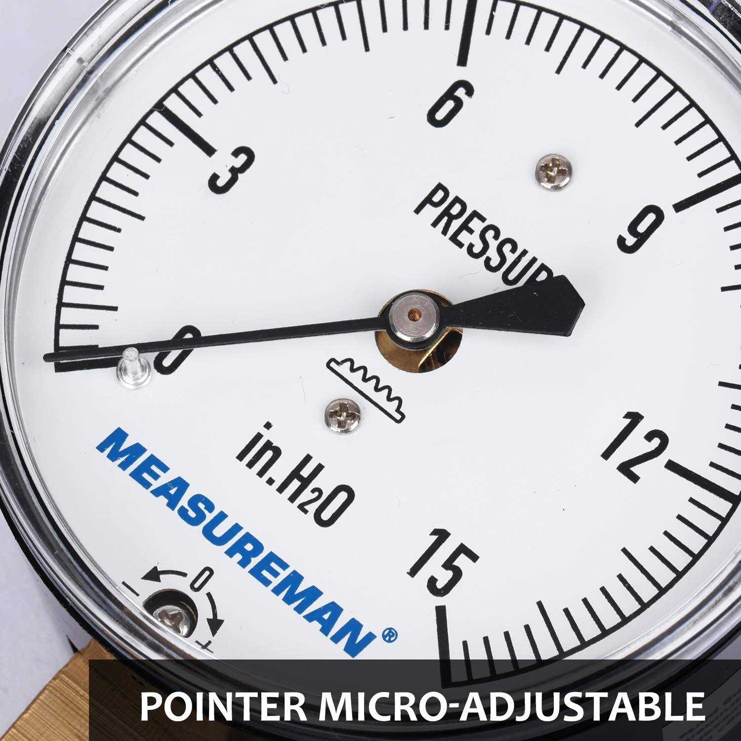 Measureman Diaphragm Type Capsule Low Pressure Gauge - Image 3