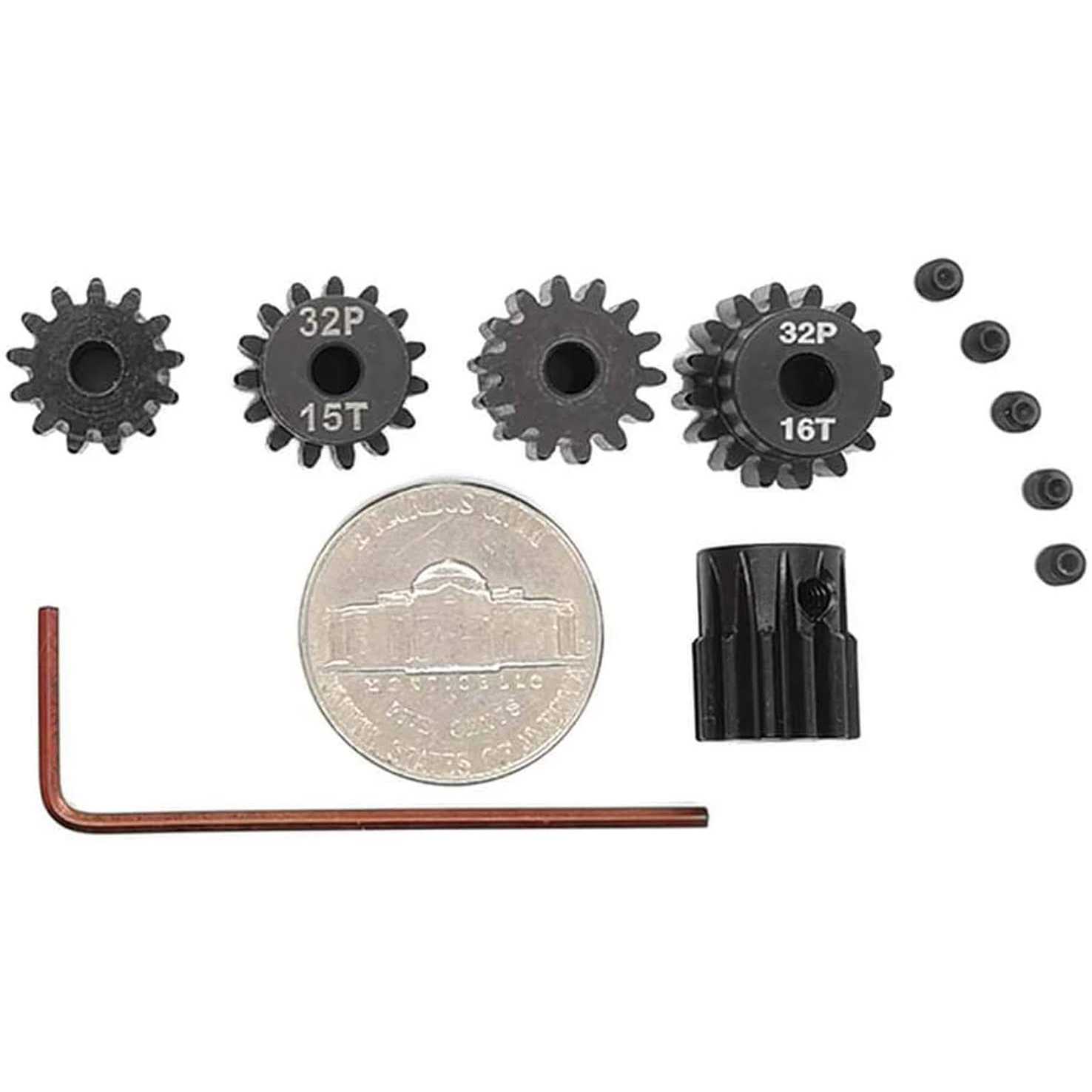 Cheap GoolRC 32DP 3.175mm 12T-16T Pinion Motor Gear For 1/10 RC Car