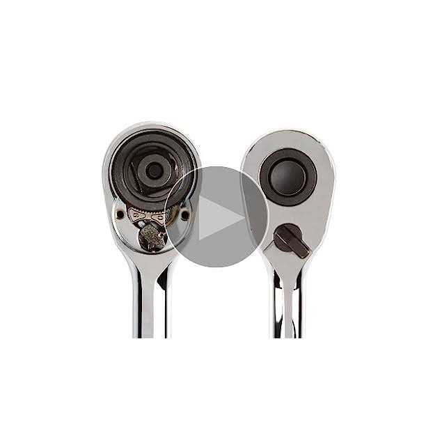 Tekton 1/4 Inch Drive 12-Point Socket and Ratchet Set SKT05302 - Image 4