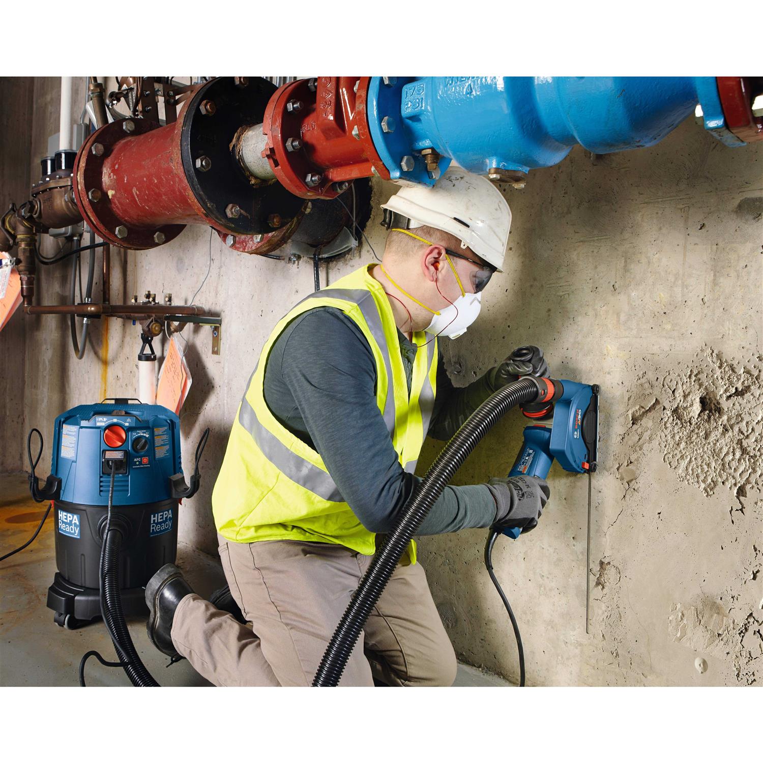 Bosch 5 in. Angle Grinder with Tuckpointing Guard GWS13-50TG - Image 5