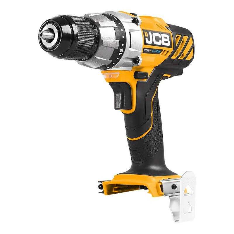 JCB Tools JCB 20V Cordless Drill Driver Power Tool 2.0Ah Battery, Charger And Zip