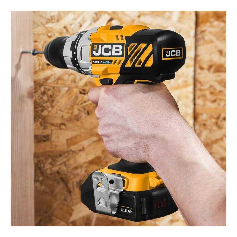 JCB Tools JCB 20V Cordless Drill Driver Power Tool 2.0Ah Battery, Charger And Zip - Image 5